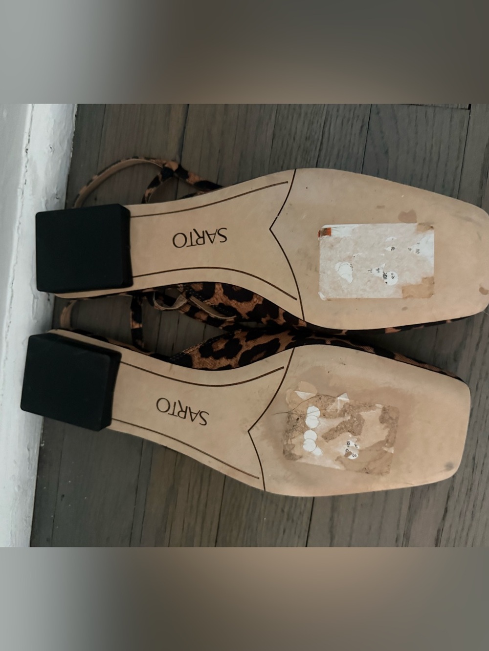 Franco Sarto Telica Slingback Ballet Flats | Leopard Print | Size 8 - Picture 5 of 5